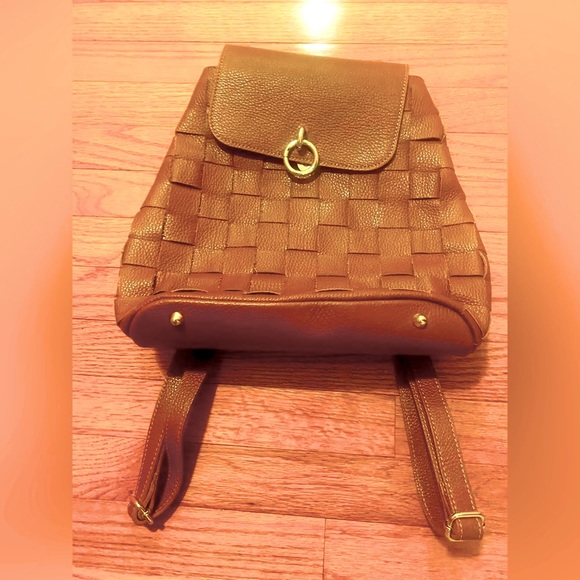 Anna Morelinni leather backpack - Picture 2 of 10